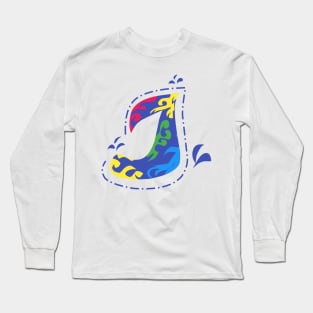 Letter J Long Sleeve T-Shirt